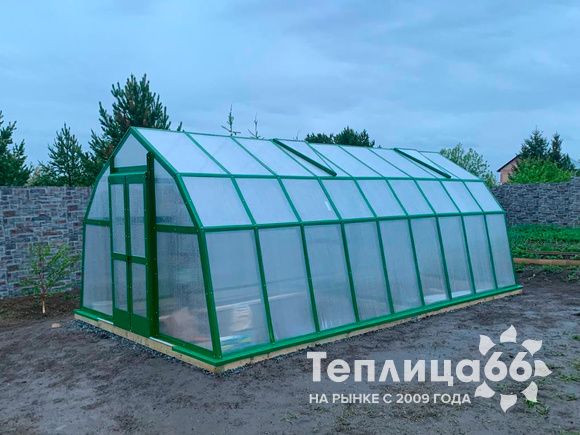 Теплица Рада Байкал из поликарбоната, 3x4 метра